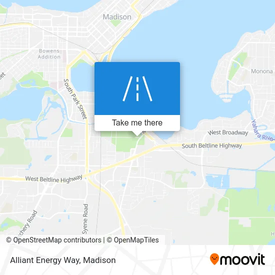 Alliant Energy Way map