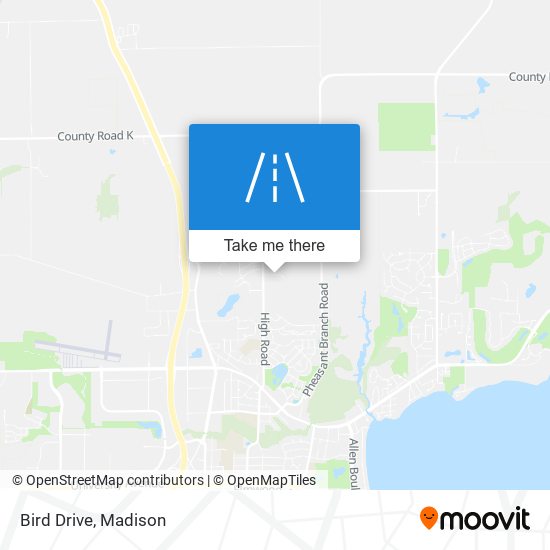 Bird Drive map