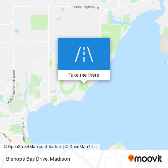 Bishops Bay Drive map