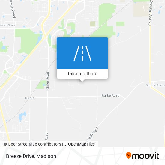 Breeze Drive map