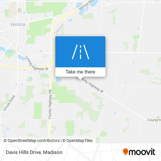 Davis Hills Drive map