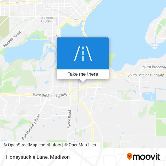 Honeysuckle Lane map