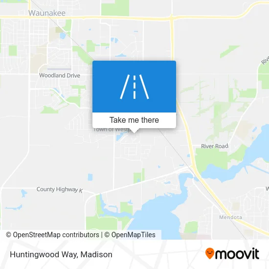 Huntingwood Way map