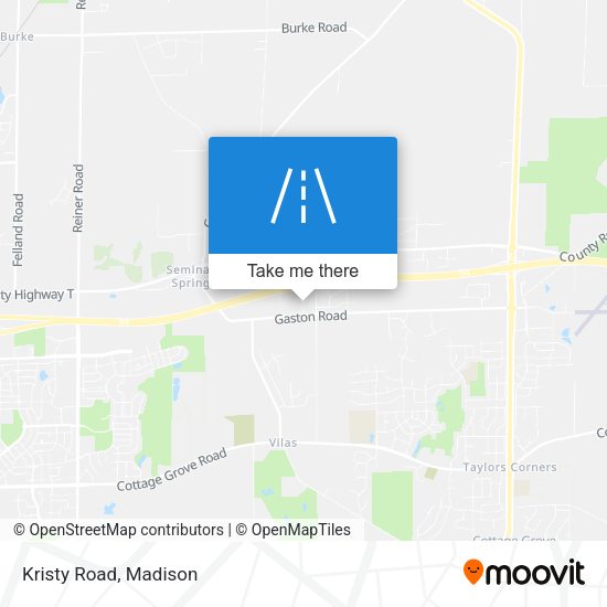 Mapa de Kristy Road