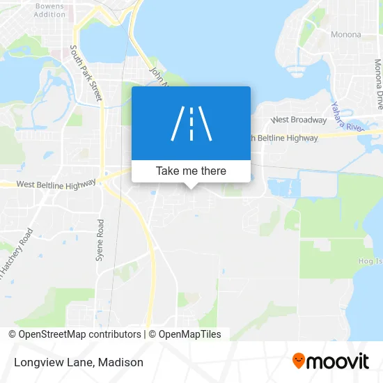 Longview Lane map