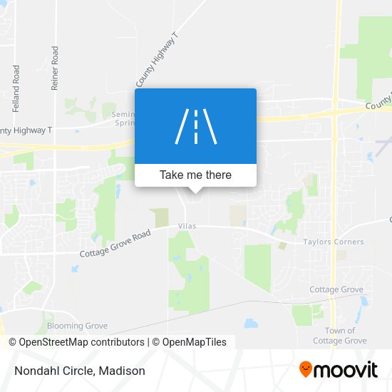 Mapa de Nondahl Circle