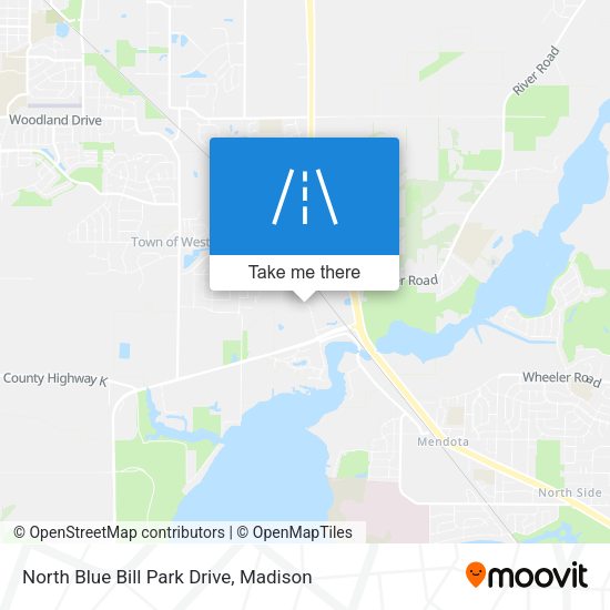 North Blue Bill Park Drive map
