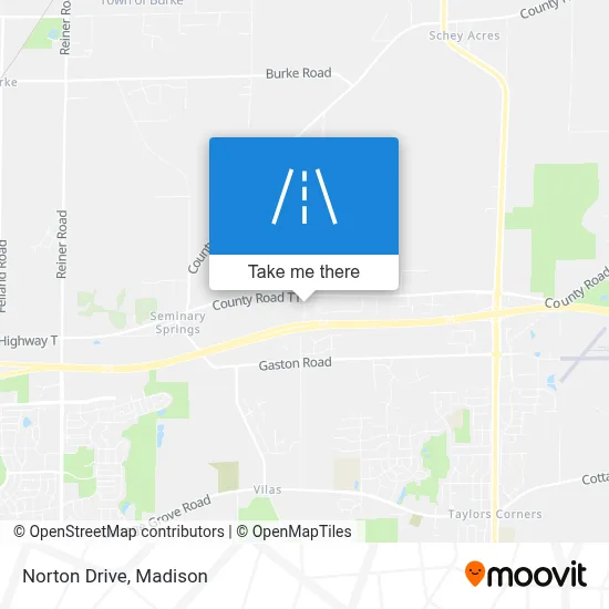 Norton Drive map