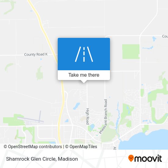 Shamrock Glen Circle map