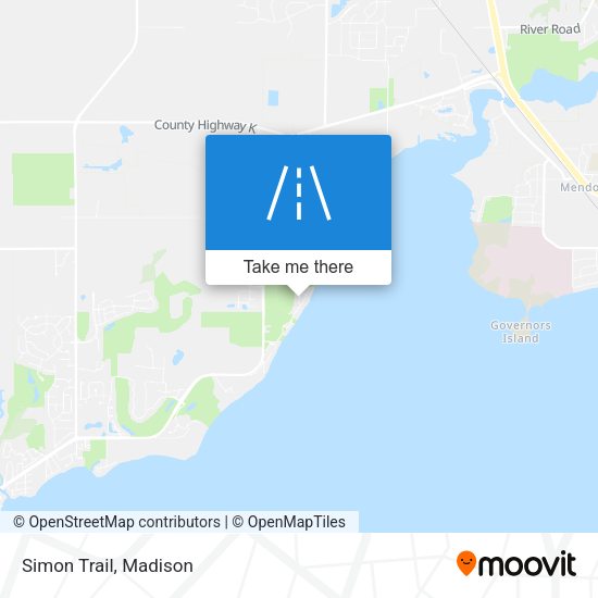 Mapa de Simon Trail