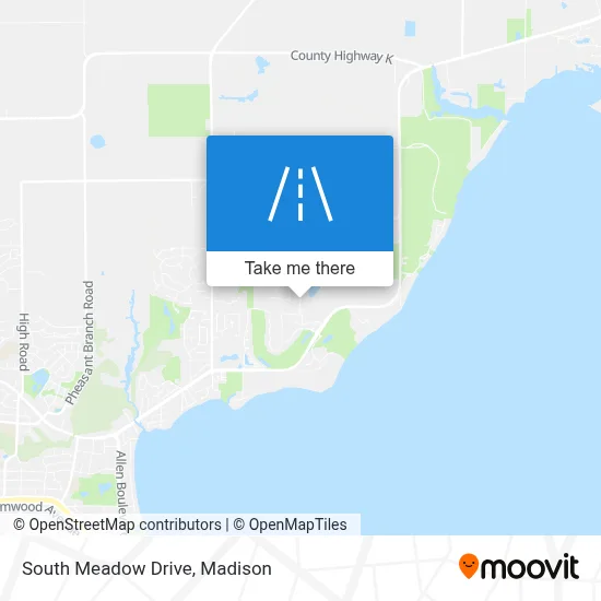 South Meadow Drive map