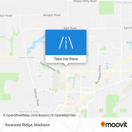 Swansee Ridge map