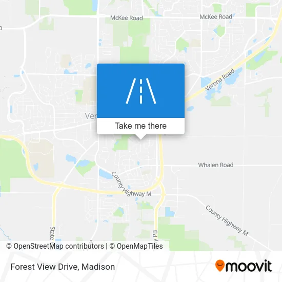 Forest View Drive map