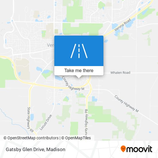 Mapa de Gatsby Glen Drive