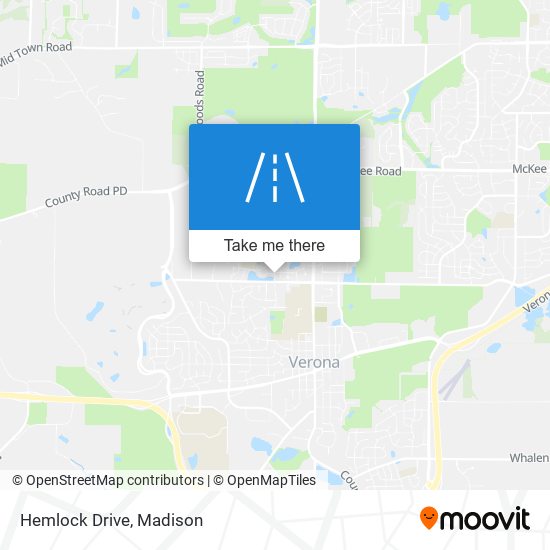 Hemlock Drive map