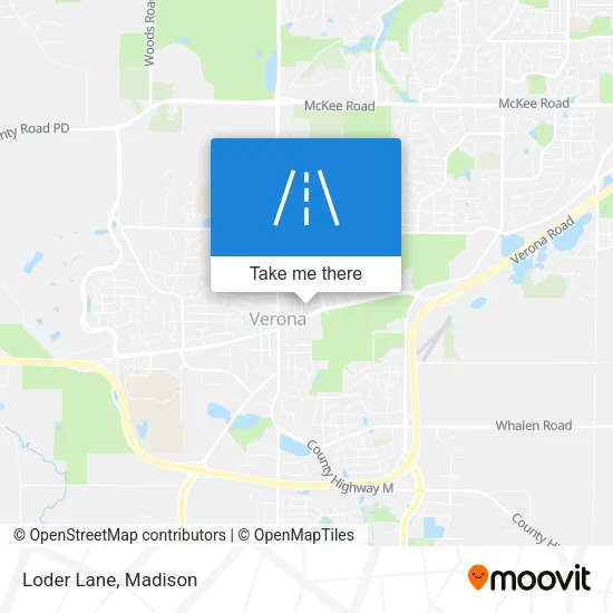 Loder Lane map