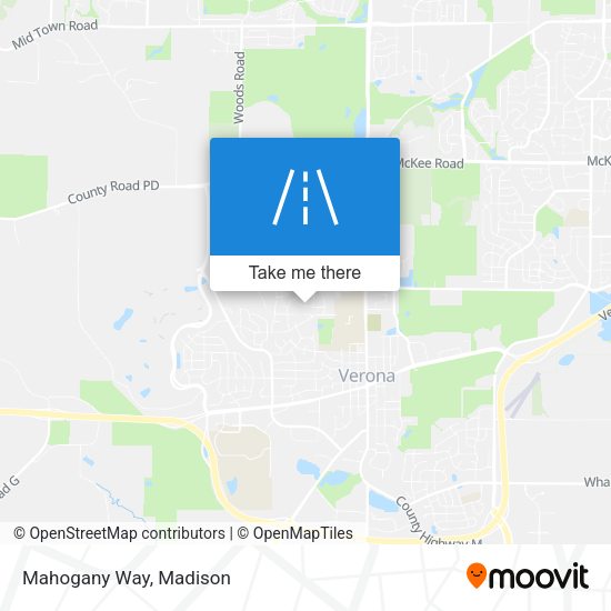 Mapa de Mahogany Way