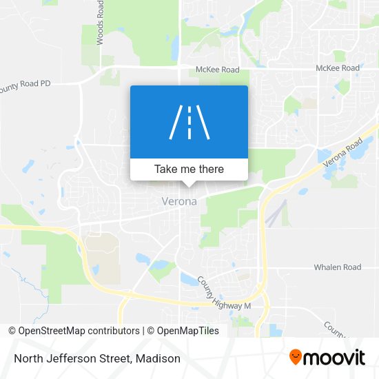 North Jefferson Street map