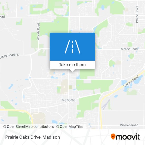 Prairie Oaks Drive map