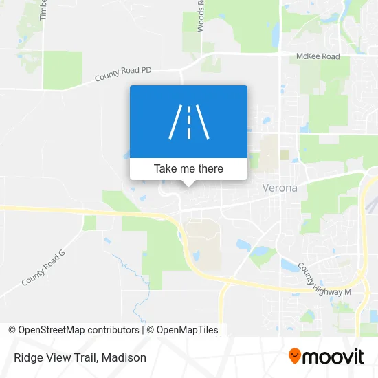 Mapa de Ridge View Trail