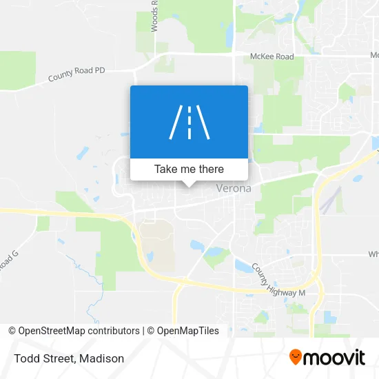 Todd Street map
