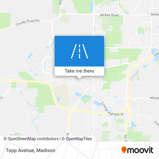 Topp Avenue map