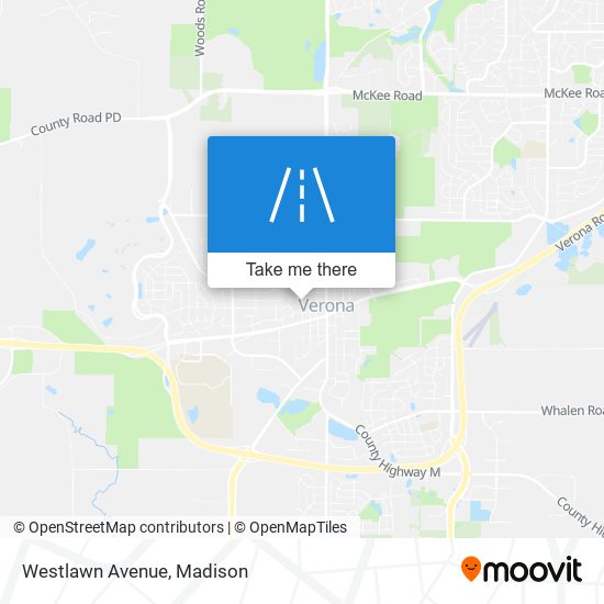 Westlawn Avenue map