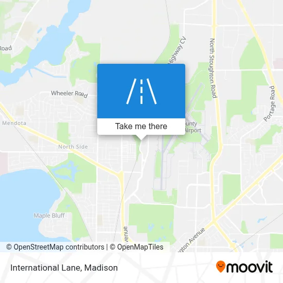 International Lane map