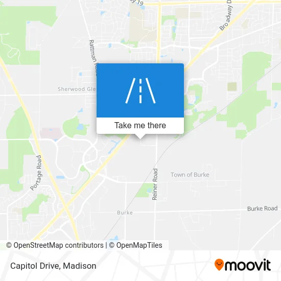 Capitol Drive map
