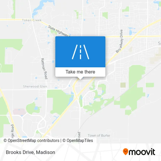 Brooks Drive map