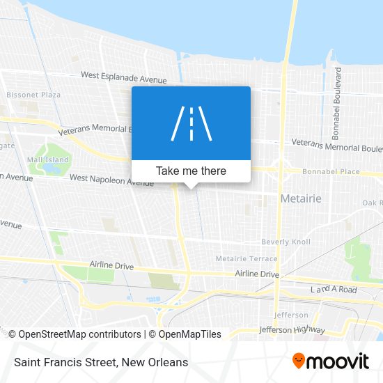 Mapa de Saint Francis Street