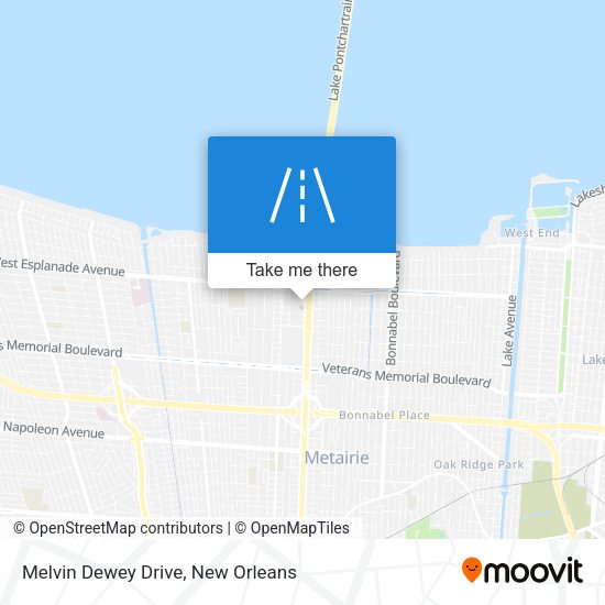 Melvin Dewey Drive map