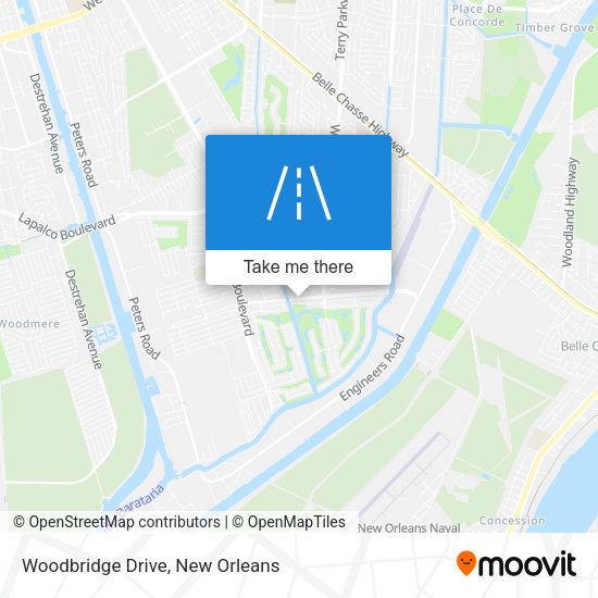 Mapa de Woodbridge Drive