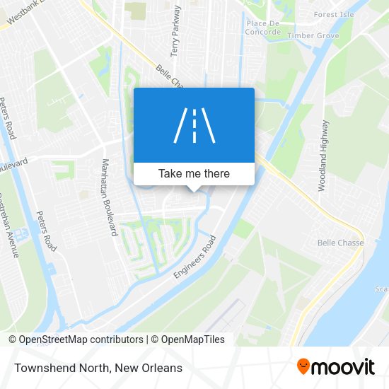 Mapa de Townshend North