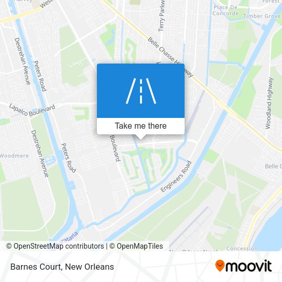 Mapa de Barnes Court