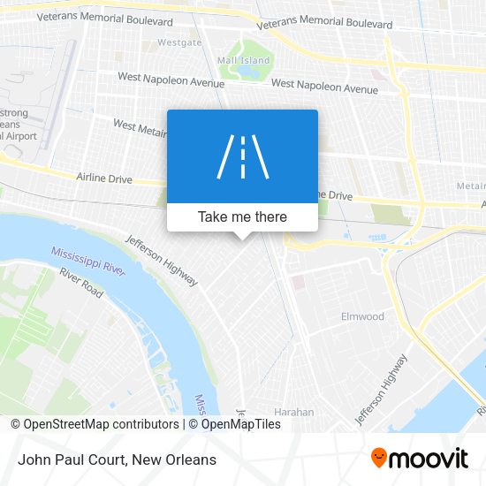 Mapa de John Paul Court