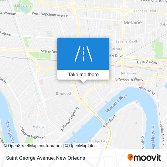Mapa de Saint George Avenue