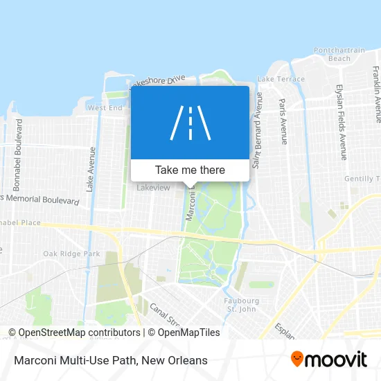 Marconi Multi-Use Path map