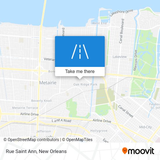 Rue Saint Ann map