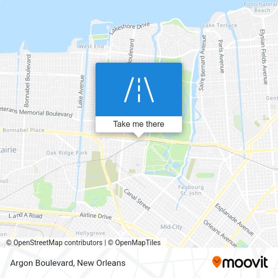 Mapa de Argon Boulevard