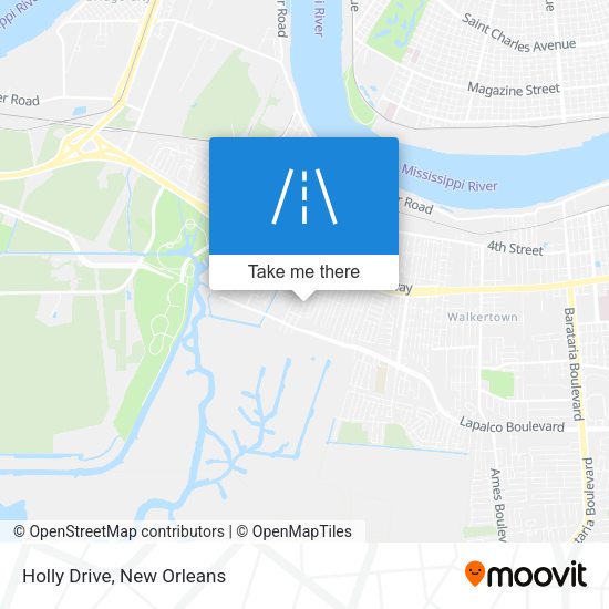 Holly Drive map
