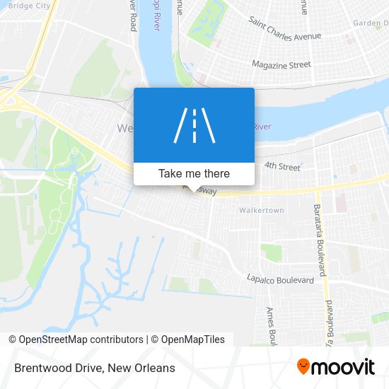 Brentwood Drive map