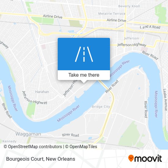 Mapa de Bourgeois Court