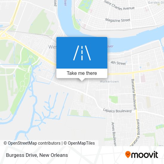 Mapa de Burgess Drive