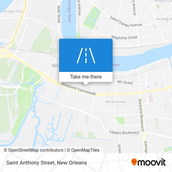 Mapa de Saint Anthony Street