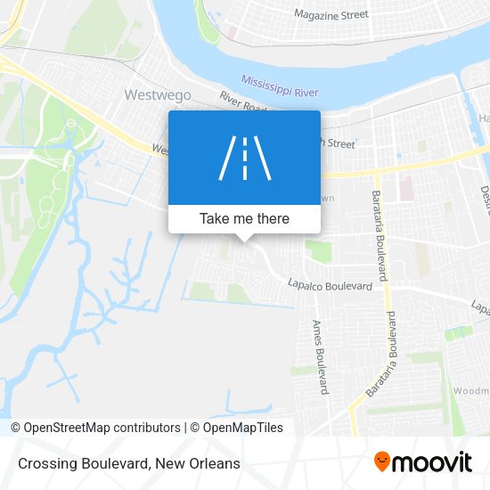 Crossing Boulevard map
