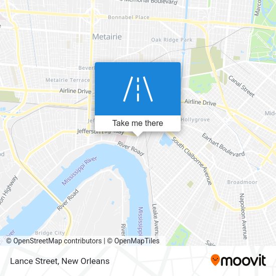 Mapa de Lance Street