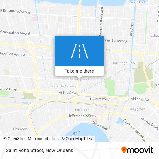 Saint Rene Street map
