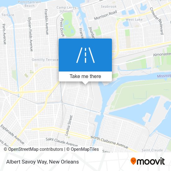 Mapa de Albert Savoy Way