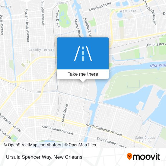 Ursula Spencer Way map
